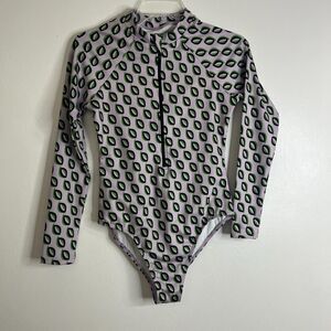 Cynthia Rowley Wetsuit Riva Surfsuit PKGEO Sz M Women's Swim Retail $215